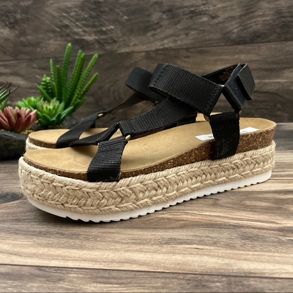 NEW Steve Madden Kaelan Espadrille Platform Sandal - Picture 3 of 10